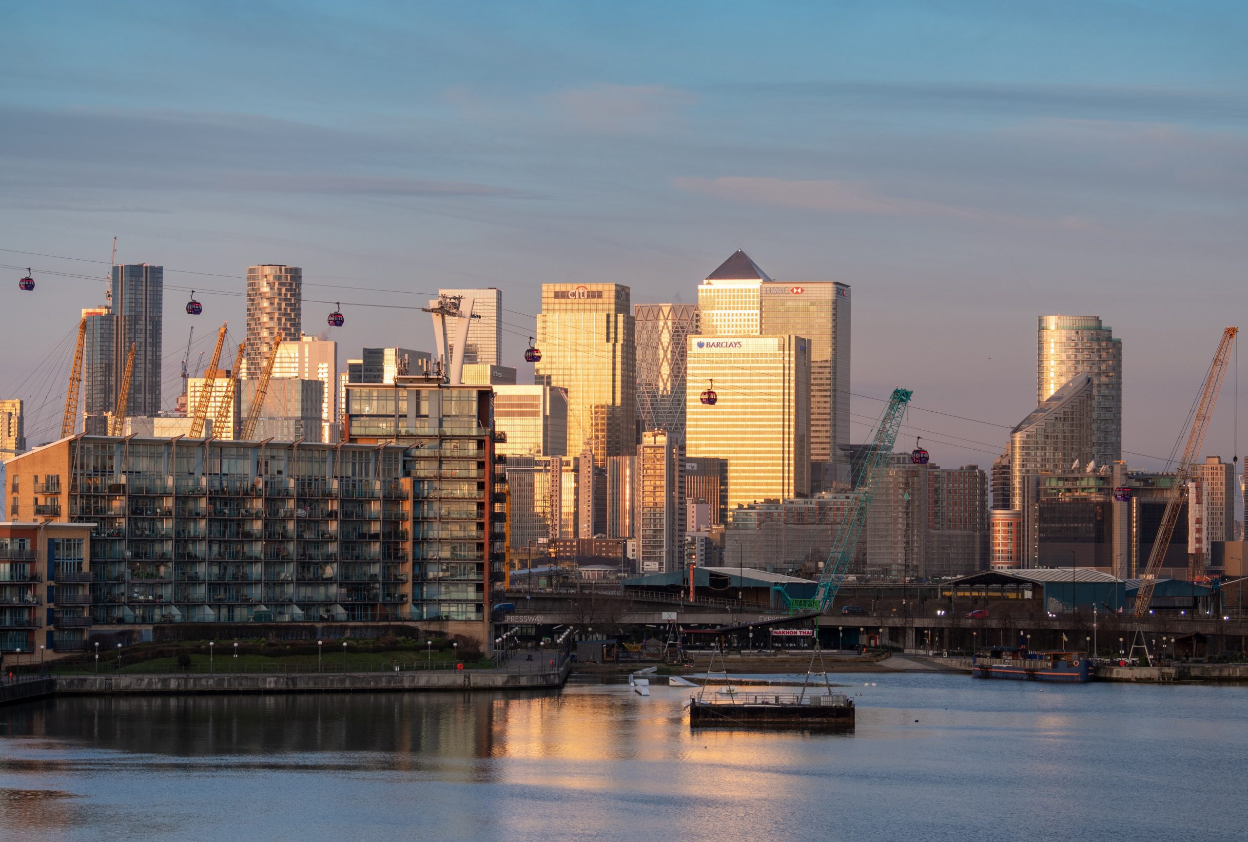 Canary Wharf skyline