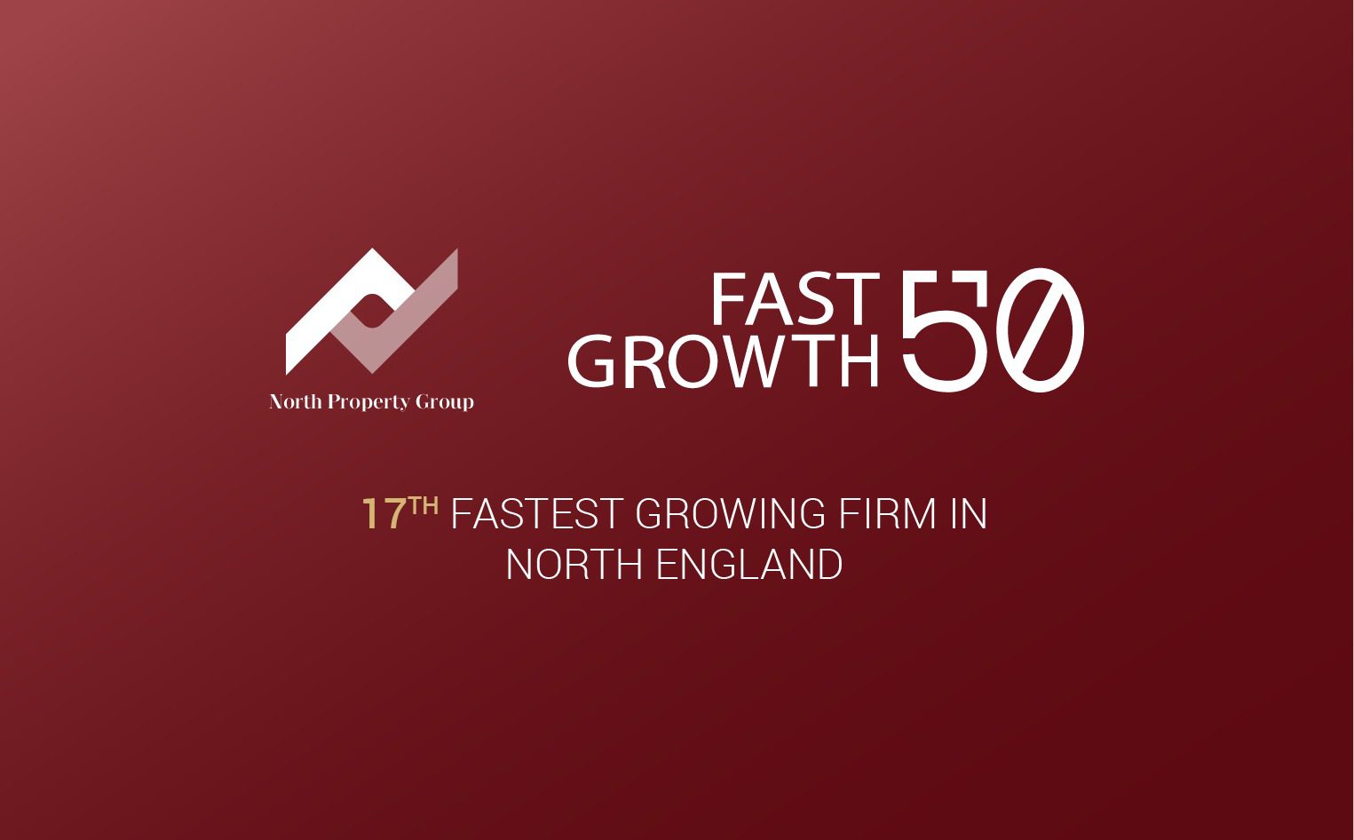 North Property Group included in Fast Growth 50 Index for North of England