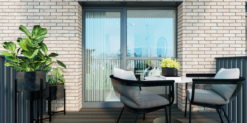STUDIO APARTMENT balcony richart